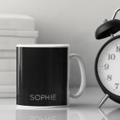 DIY-Mok | Aangepaste kleur, tekst, naam, monogram Koffiemok