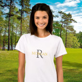 DIY Monogram & naam, Trendy Gold & Grey Text Hoodie