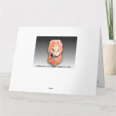 DIY Monster Paper Mask Halloween XL Kaart Pizza (Achterkant)