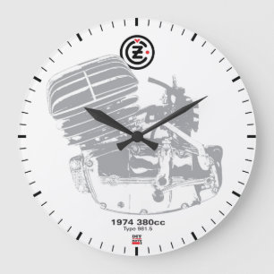 DIY  Moto Clock Grote Klok