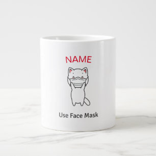 DIY NAAM GEBRUIK GEZICHTSMASKER KAT MET MASKER MOK
