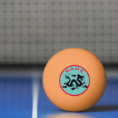 DIY NAAM PING PONG BAL MET DRAAK INSIGNIA PINGPONGBAL (Net)