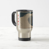 DIY NAAM REIZEN Mok W/JAPANSE CLOUD & MOON (Voorkant links)