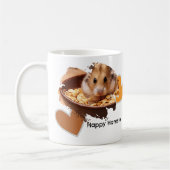 DIY ontbijt met hamsters foto en harten Koffiemok (Links)