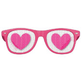 DIY Ontwerp Uw Eigen Douaneharten Partij Shades A4 Retro Zonnebril (Voorkant)