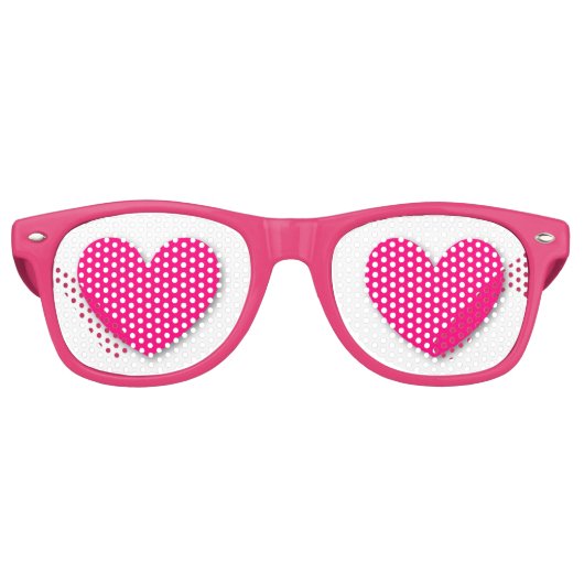 DIY Ontwerp Uw Eigen Douaneharten Partij Shades A4 Retro Zonnebril (Voorkant)