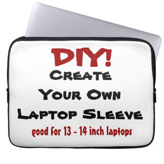DIY - Ontwerp uw eigen sleeve op maat 13 tot 14 in