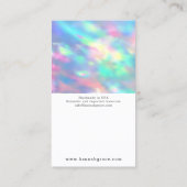 DIY Oorbel Sieraden Boog Kaart Regenboog Pastel Sw Visitekaartje (Achterkant)