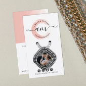 DIY Oorbel Sieraden Boog Kaart Roos Gouden Swash L Visitekaartje