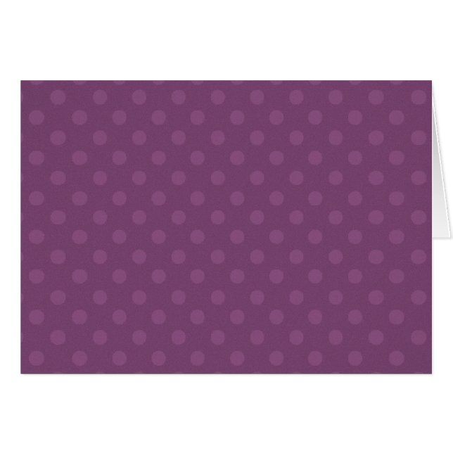 DIY Paars Polka Dot Background Zazzle Gift (Voorkant Horizontaal)