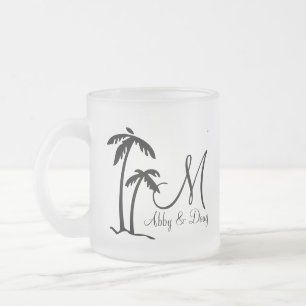 DIY Palm Tree Destination Logo Matglas Koffiemok