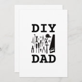 DIY Papa Uitnodiging (Voorkant / Achterkant)