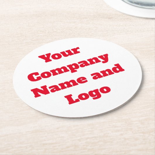 DIY Paper-Onderzetters Ronde Kartonnen Onderzetter (Gebogen)