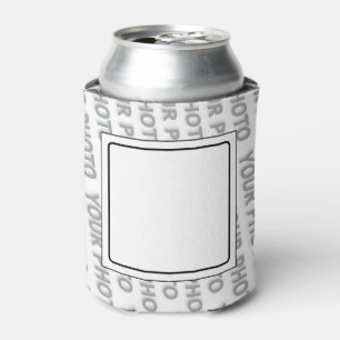 DIY - Pas jouw tekst, afbeelding, kleuren en idee Blikjeskoeler