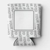 DIY - Pas jouw tekst, afbeelding, kleuren en ideeë Blikjeskoeler (Voorkant)