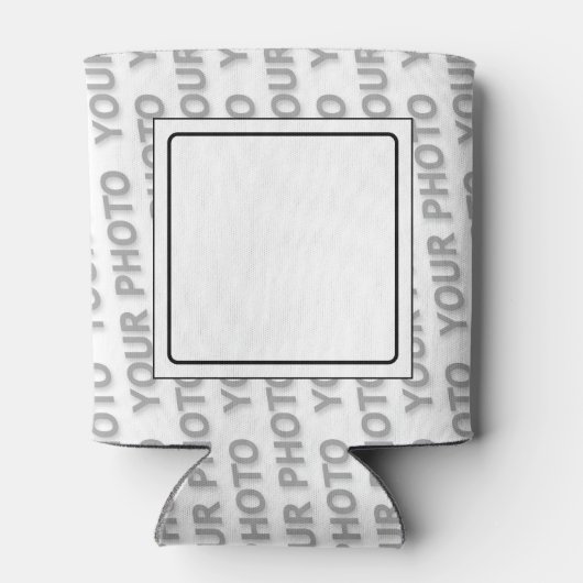 DIY - Pas jouw tekst, afbeelding, kleuren en ideeë Blikjeskoeler (Achterkant)