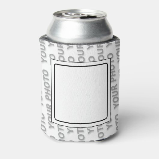 DIY - Pas jouw tekst, afbeelding, kleuren en ideeë Blikjeskoeler (Blikje Achterkant)