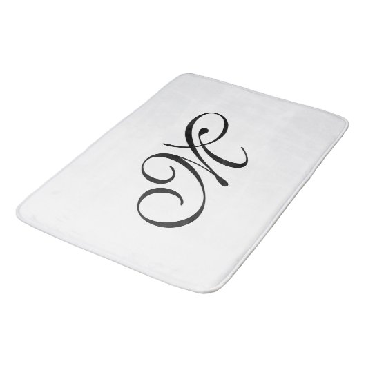 DIY - Pas uw monogram, afbeelding en ideeën aan Badmat (Gekanteld)