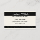 DIY Personaliseer uw bedrijfsgrootse gebruiksgemak Visitekaartje (Achterkant)