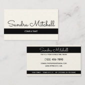 DIY Personaliseer uw bedrijfsgrootse gebruiksgemak Visitekaartje (Voorkant / Achterkant)