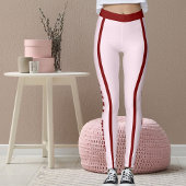 DIY Pet Lover Cat Mom BFF Pink Red Valentine's Day Leggings