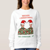 DIY Photo Merry Kerstmis Ugly Sweater (Voorkant)