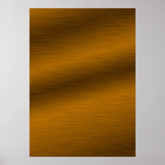 DIY-Poster met gepenselde koperen achtergrond Poster (Voorkant)