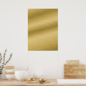 DIY-Poster met Pensed Gold Background Art Poster (Keuken)