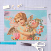 DIY RETRO ANGEL TISSUE PAPER Valentijnsdag Tissuepapier (Craft)