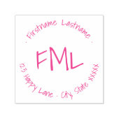 DIY Rubber Stamp Zelfinktende Stempel (Design)