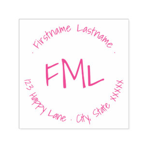 DIY Rubber Stamp Zelfinktende Stempel