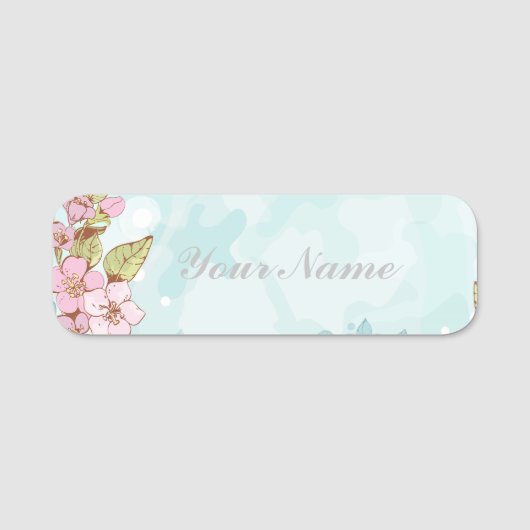 DiY Sakura Naamplaatje (Voorkant)