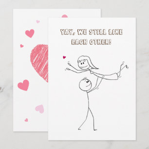 DIY schattige Valentijnsdag Feestdagenkaart