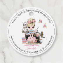 DIY Seing Dank u Mode Designe Favor Tags