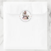 DIY Seing Dank u Mode OntwerpKlassieke ronde Sticker (Tas)