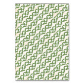 DIY Shamrock and Hearts Hoefijzer Tent Place Card Kaart (Achterkant)