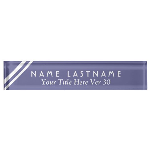DIY Simple Modern Style Desk Name plate V30 Naambordje (Voorkant)