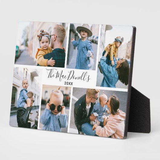 DIY Six Photo Plaque Fotoplaat (Zijkant)