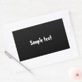 DIY-Sjabloon gemakkelijk kleur wijzigen en fototek Rechthoekige Sticker (Envelop)