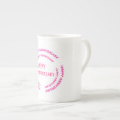 DIY sjabloon vervangt PHOTO TEKSTONTWERPNAAM Porselein Kop (Voorkant rechts)