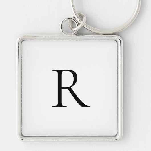 DIY SLEUTELHANGER | Aangepast monogram, tekst, kle (Voorkant)