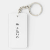 DIY SLEUTELHANGER | Aangepaste tekst, naam, kleur (achterkant)