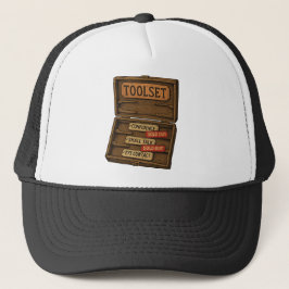 DIY Social Skills Kit Trucker Hat - Vetgedrukte Hu Trucker Pet