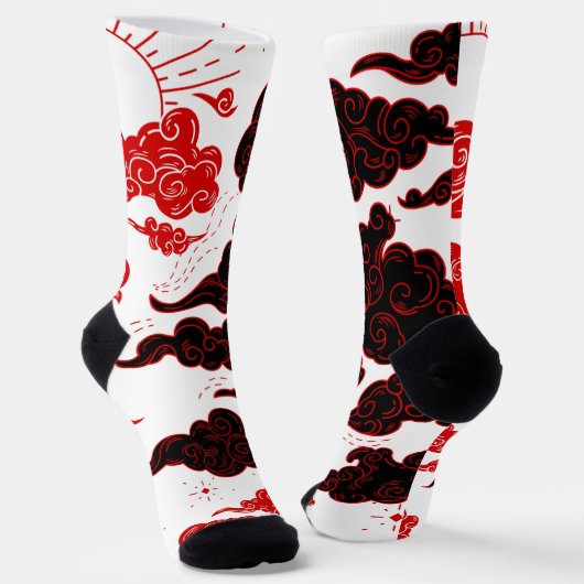 DIY sokken ontwerp (Gebogen)