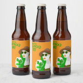 DIY St. Patrick's Day Bierlabel Bier Etiket (Flessen)