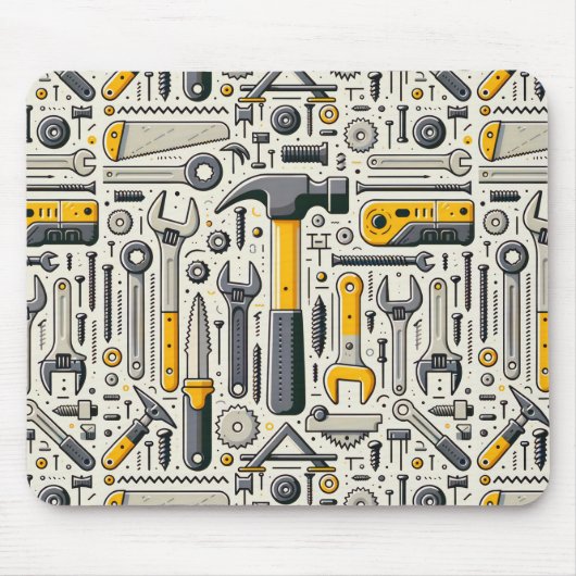 DIY Tool Assortiment Muismat (Voorkant)