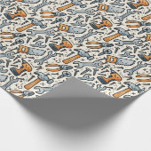 DIY Tools Cartoon Kawaii Art Cadeaupapier (Hoek)