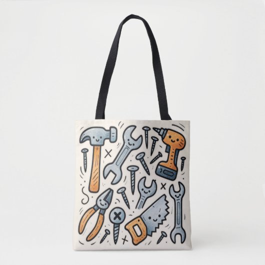 DIY Tools Doddle Design Tote Bag (Voorkant)