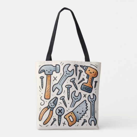 DIY Tools Doddle Design Tote Bag (Achterkant)