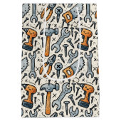 DIY Tools Doodle Cartoon Medium Cadeauzakje (Achterkant)